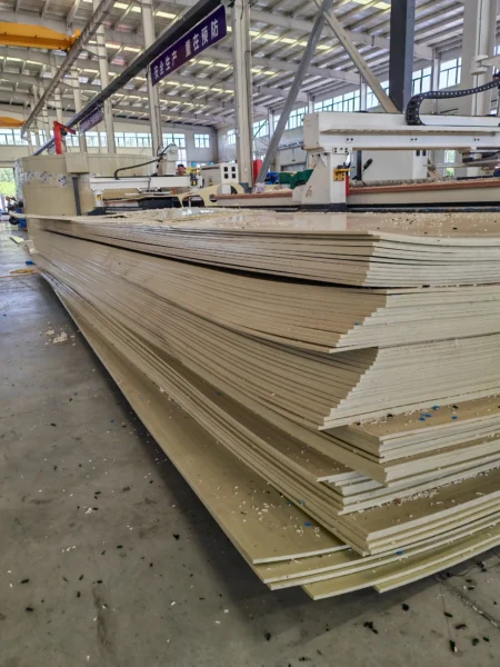 Premium 100 percent virgin PP sheets stacked in factory for industrial fish tanks manufacturing