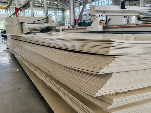 Stack of custom-sized food-grade PP sheets ready for aquaculture tank fabrication